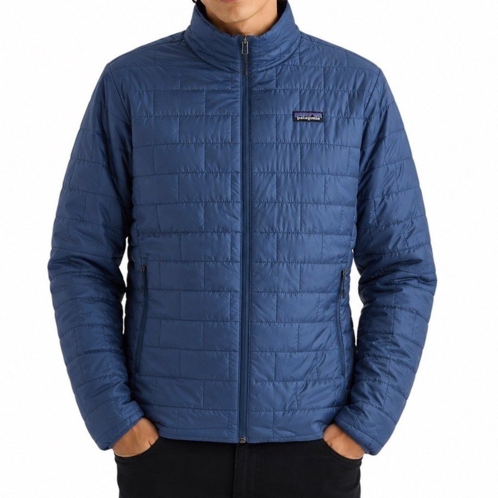 Patagonia Men's Nano Puff Jacket Clement Blue Size Small NWT ($229 Retail)